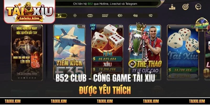 B52 Club - cổng game tài xỉu được yêu thích
