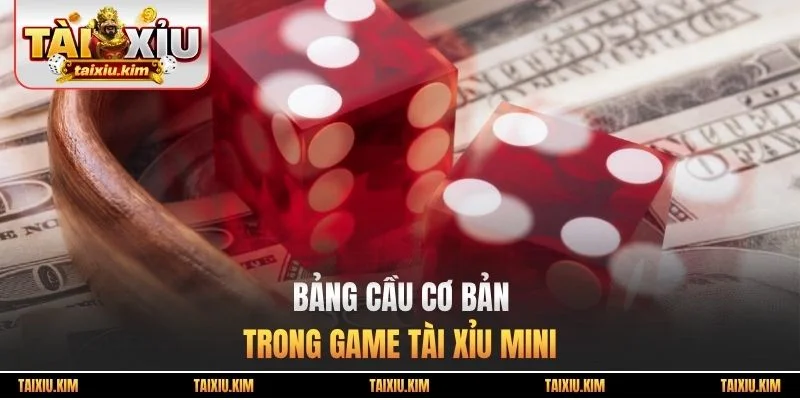 Bảng cầu cơ bản trong game tài xỉu Mini