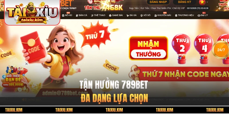 Tận hưởng 789bet đa dạng lựa chọn