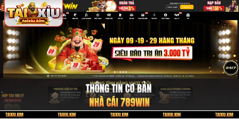 Thông tin cơ bản nhà cái 789win